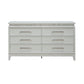 Reflections - 6 Drawer Dresser With Lights - White