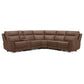 Collins - 6 Piece Sectional - Brown