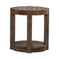 Broadmore - Round Chairside Table - Brown