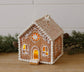 Lighted Gingerbread House With Snowy Roof (PC)