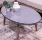 Harmony Headlands - Natural / Gray - Oval Cocktail Table
