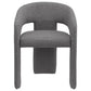 Eudora - Boucle Upholstered Dining Arm Chair