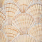 Sculpture - Ivory/Green Resin Seashell Pineapple, 13 in.