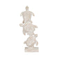 Figurine - Ivory/White Resin Stacked Sea Turtles, 16 in.
