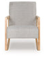 Wychworth - Gray / Natural - Accent Chair