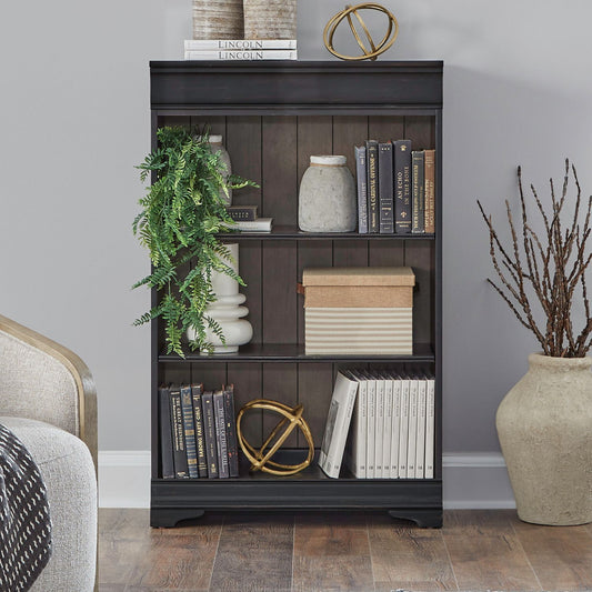 Meritage - 48" Bookcase (RTA) - Black