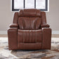 Caswell - Swivel Glider Recliner P2 - Brown