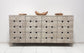 SeaWinds Wooden Weave 4-Door Credenza
