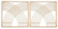 Dalkins - Gold Finish - Wall Decor Set (Set of 2)