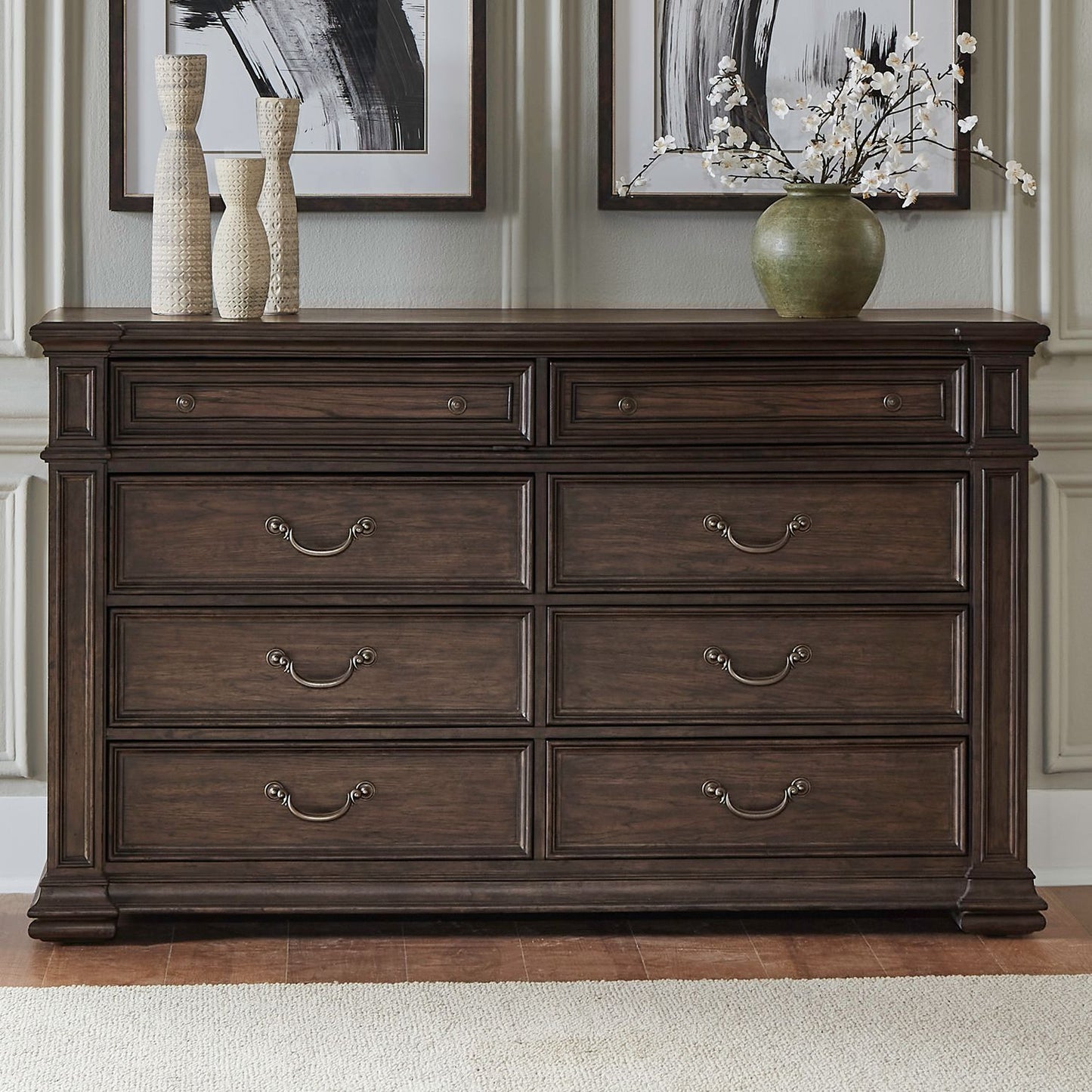 Provence Park - 8 Drawer Dresser - Brown