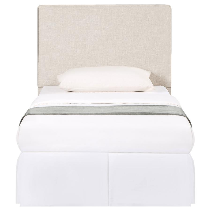 Kosmo - Upholstered Twin Panel Headboard - Sand