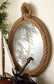 Coastal Brown Jute Rope Wall Mirror