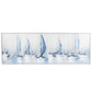 Coastal Blue Canvas Framed Wall Art