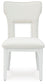 Chalanna - White - Dining Upholstered Side Chair (Set of 2)