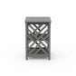 Chippendale Bar Cart in Slate Grey