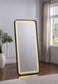 Glendora - Led Standing Mirror With Bluetooth Speaker - Black