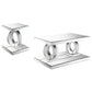 Breena - Mirrored Coffee Table Set