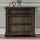 Provence Park - Bedside Chest With Charging Station - Brown