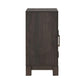 Modern Edge - Bedside Chest With Charging Station - Brown
