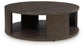 Neo - Rich Brown - Round Cocktail Table