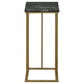 Vicente - Marble Top C-Shaped Sofa Side Table