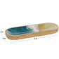 Coastal Brown Mango Wood Tray: Brown