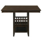 Jaden - 5 Piece Square Counter Height Dining Set - Espresso