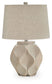 Edselham - Distressed Cream - Paper Table Lamp