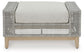 Seton Creek - Gray - Ottoman With Cushion