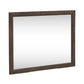 Modern Edge - Landscape Mirror - Brown