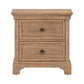Haven Hills - Nightstand With Charging Station - Camel Beige
