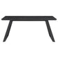 Smith - Rectangular Ceramic Top Dining Table - Black