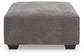 Seyler Lane - Greystone - Oversized Accent Ottoman