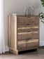 Chirason - Brown - Four Drawer Chest