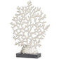 Coastal Silver Aluminum Metal Sculpture: 12"W, 16"H