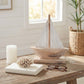 Brown/White 14 in. Wood Coastal Sailboat Sculpture