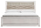 Altyra - White - King Bookcase Panel Bed