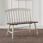 Al Fresco - Slat Back Bench (RTA) - White