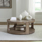 South Bend - Round Cocktail Table - Brown