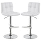 Lenny - Upholstered Adjustable Bar Stool (Set of 2)
