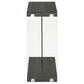 Colby - Engineered Wood C-Shaped Side Table - Weathered Gray