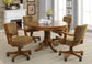 Mitchell - 5 Piece Dining And Game Table Set - Amber