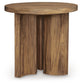 Austanny - Warm Brown - Round End Table