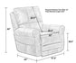 Maddie Power Wall Hugger Recliner w/USB Port