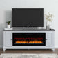 Fireplace TV Consoles - 80" Fireplace TV Console FTS - White