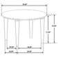 Aldis - Round Marble Top Table