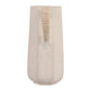 Decorative Vase - Ivory Paper Mache with Rattan Handle, 11in