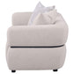 Jeanette - 73" Fabric Upholstered Round Arm Loveseat - Beige