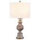 Brie - Drum Shade Urn Table Lamp - Antique Gold