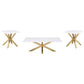 Visalia - Faux Marble Coffee Table Set
